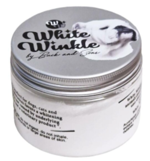 poudre white winkle cosmétique pour chien boite 100g